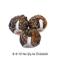 İH6718 - 616 gr. (3 Adet)Moher spagetti yumuşak doku Nako outlet İhraç Fazlası İp