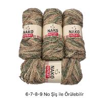 İH6740 - 820 gr. (4 Adet) Yumuşak doku buklet tarzı Nako outlet İhraç Fazlası İp