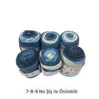 İH6744 - 466 gr. (6 Adet) Maxi kalınlık batik İhraç Fazlası İp