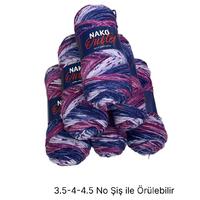 İH6759 - 754 gr. (6 Adet) Nako outlet uzun sarım İhraç Fazlası İp