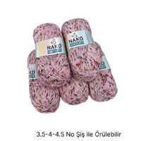 İH6764 - 520 gr. (5 Adet) Antipilling benekli nako outlet İhraç Fazlası İp