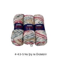 İH6771 - 400 gr. (3 Adet) Nako outlet uzun sarım İhraç Fazlası İp