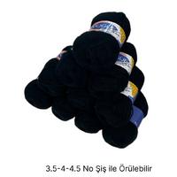 İH6777 - 700 gr. (10 Adet) Nako vogue hafif tüylü siyah İhraç Fazlası İp