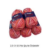 İH6801 - 470 gr. (5 Adet) % 75 yün Nako outlet İhraç Fazlası İp