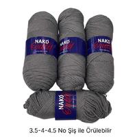 İH6805 - 574 gr. (4 Adet) Nako outlet uzun sarım İhraç Fazlası İp