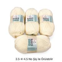 İH6817 - 422 gr. (4 Adet) % 50 yün Nako outlet İhraç Fazlası İp