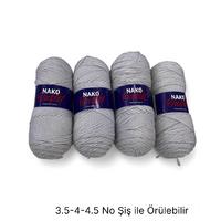 İH6824 - 700 gr. (4 Adet) Nako vogue uzun sarım İhraç Fazlası İp