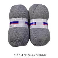 İH6855 - 368 gr. (2 Adet) İnce yumuşak doku gri ihraç Fazlası İp