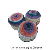 İH6861 - 480 gr. (3 Adet) Simli kek ip nako outlet İhraç Fazlası İp