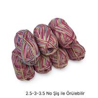 İH6873 -  440 gr. (7 Adet) % 75 yün ince ihraç Fazlası İp