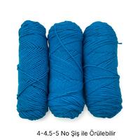 İH6875 - 346 gr. (3 Adet) Uzun sarım neon turuncu  İhraç Fazlası İp