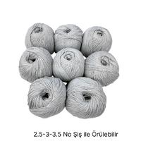 İH6876 - 424 gr. (8 Adet) Cotton (pamuk ) ince  İhraç Fazlası İp