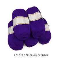 İH6904 - 745 gr. (5 Adet) İnce Mor İhraç Fazlası İp