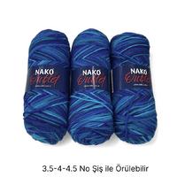İH6916 - 412 gr. (3 Adet) Nako uzun sarım batik İhraç Fazlası İp