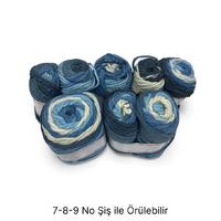 İH6927 - 390 gr. (5 Adet) Maxi kalınlık batik ihraç  İhraç Fazlası İp