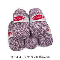 İH6953 - 678 gr. (5 Adet) Nako vogue İhraç Fazlası İp