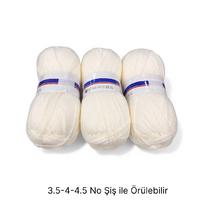 İH6956 - 450 gr. (3 Adet) Ekru İhraç Fazlası İp