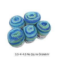 İH6971- 500 gr. (5 Adet) Antipilling batik İhraç Fazlası İp