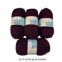 İH7010 - 400 gr. (4 Adet) Nako outlet vizon  İhraç Fazlası İp