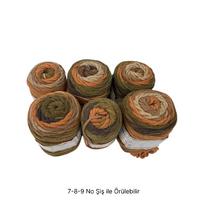 İH7035 - 490 gr. (6 Adet) Maxi kalınlık batik İhraç Fazlası İp