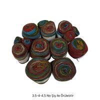 İH7074 - 708 gr. (9 Adet) Antipilling batik İhraç Fazlası İp