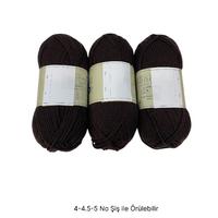 İH7141 - 314 gr. (3 Adet) Yumuşak doku kahverengi İhraç Fazlası İp