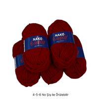 İH7169 - 485 gr. (5 Adet) Nako outlet yumuşak doku İhraç Fazlası İp