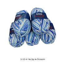 İH7199 - 480 gr. (5 Adet) Nako outlet antipilling  İhraç Fazlası İp