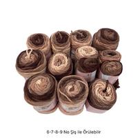 İH7243 - 936 gr. (11 Adet) Maxi kalınlık batik İhraç Fazlası İp