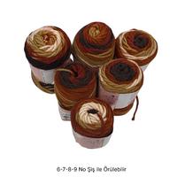 İH7296 - 460 gr. (6 Adet) Maxi kalınlık batik İhraç Fazlası İp