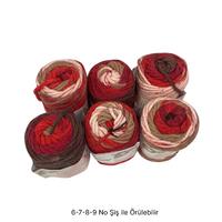 İH7307 - 280 gr. (6 Adet) Maxi kalınlık batik İhraç Fazlası İp