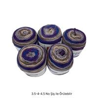 İH7309 - 480 gr. (5 Adet) Antipilling batik İhraç Fazlası İp