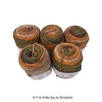 İH7310 - 450 gr. (5 Adet) Maxi kalınlık batik İhraç Fazlası İp