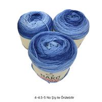 İH7385 - 420 gr. (3 Adet) Nako outlet batik kek ip İhraç Fazlası İp