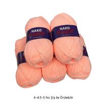 İH7401 - 530 gr. (5 Adet) Simli Yumuşak Doku Nako outlet İhraç Fazlası İp