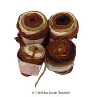 İH7414 - 330 gr. (4 Adet) Maxi kalınlık batik İhraç Fazlası İp