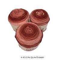 İH7467 - 378  gr. (3 Adet) Nako outlet kek ip İhraç Fazlası İp