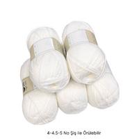 İH7491 - 570 gr. (5 Adet) Yumuşak Doku beyaz İhraç Fazlası İp