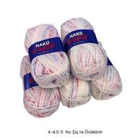 İH7496 - 520 gr. (5 Adet) Nako outlet yumuşak doku İhraç Fazlası İp