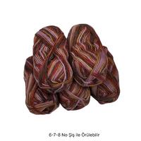 İH7519 - 680 gr. (5 Adet) % 75 yün moher İhraç Fazlası İp