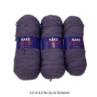İH7541 - 530 gr. (3 Adet) Nako outlet uzun sarım İhraç Fazlası İp