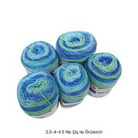 İH7574 - 430 gr. (5 Adet) Antipilling batik İhraç Fazlası İp