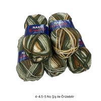 İH7580 - 550 gr. (5 Adet) Nako outlet batik İhraç Fazlası İp