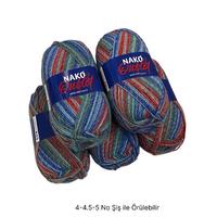 İH7589 - 550 gr. (5 Adet) Nako outlet yumuşak doku İhraç Fazlası İp