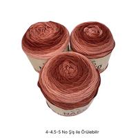 İH7617 - 428 gr. (3 Adet) Nako Kek ip batik İhraç Fazlası İp