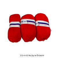 İH7641 - 946 gr. (3 Adet) Büyük çile kırmızı İhraç Fazlası İp