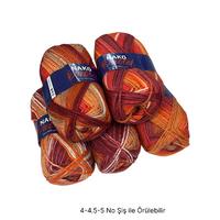 İH7648 - 600 gr. (5 Adet) Nako outlet batik  İhraç Fazlası İp