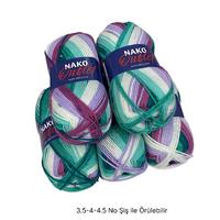 İH7656 - 800 gr. (Adet) Nako outlet batik İhraç Fazlası İp