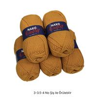 İH7659 - 550 gr. (5 Adet) Nako outlet hardal İhraç Fazlası İp