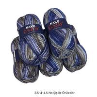 İH7660 - 820 gr. (5 Adet) Nako outlet batik İhraç Fazlası İp
